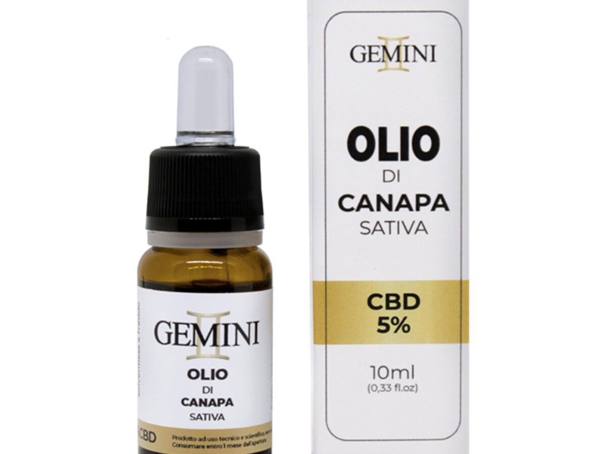 OLIO DI CANNABIS SATIVA + 5% CBD